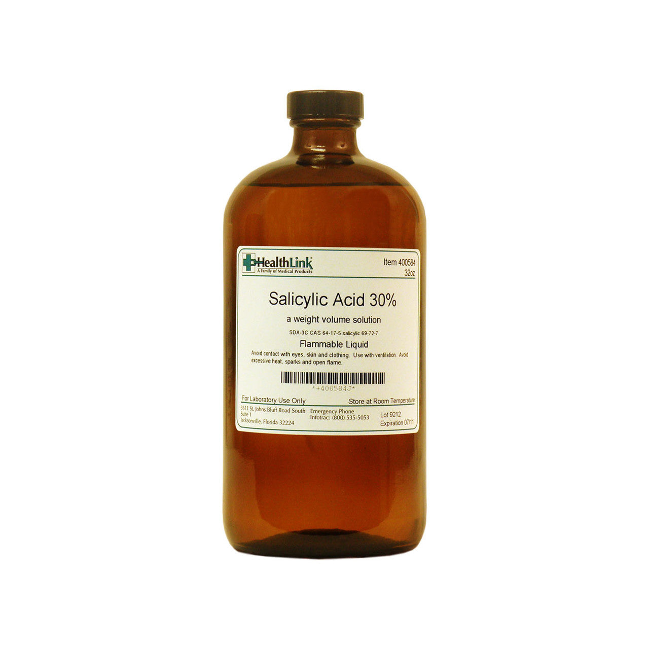 Salicylic Acid, 20% in 95% EtOH, 4 oz (Item is Non-Returnable) (US Only) (Item is considered HAZMAT and cannot ship via Air or to AK, GU, HI, MP, PR, VI)
