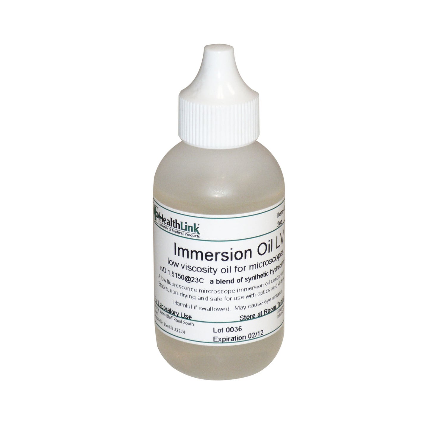 Immersion Oil LV, 2 oz (Item is Non-Returnable) (US Only)