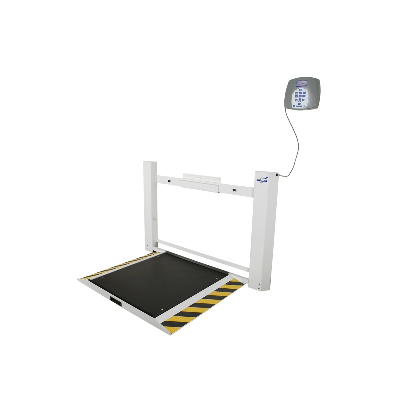 Wheelchair Scale, Wall-Mounted, Fold-Up, Antimicrobial, KG Only, EMR Connectivity via Pelstar Wireless Technology, Power Adapter (ADPT30) Included (DROP SHIP ONLY)