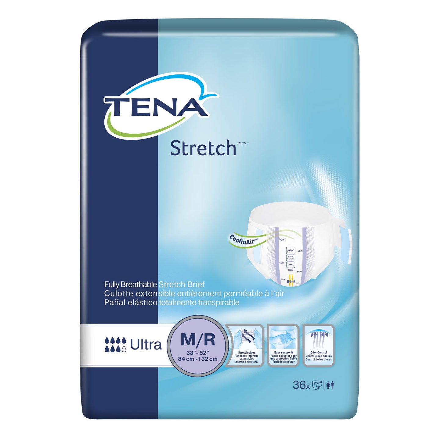 Ultra Briefs, Medium/ Regular, 33" -52" Hip Size, Lavender, 36/pk, 2 pk/cs (45 cs/plt) (Continental US Only)