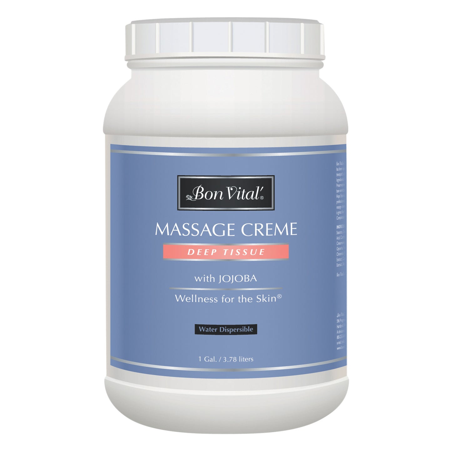Deep Tissue Massage Creme, 1 Gallon Jar, 4/cs (Cannot be sold to retail outlets and/ or Amazon) (US Only) (Part Number Change COMING SOON)