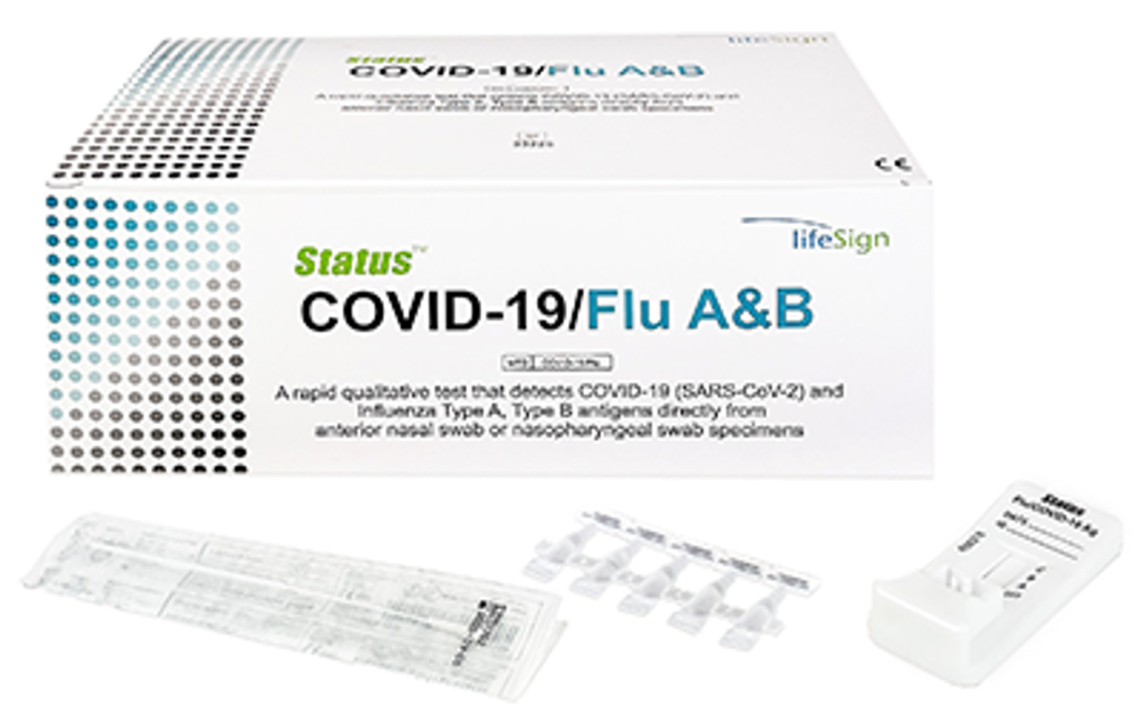 Status Covid/Flu A&B Control Swabs (5 Negative/5 Positive), 10/bx (Item is Non-Returnable)
