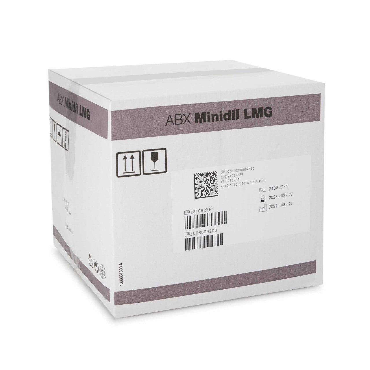 Minidil, Hematology Reagent, ABX, LMG, Blood Cell Counting, for ABX Micros 60 Analyzer, 10L (DROP SHIP ONLY) (US Only) (Not Available For Sale into Canada) (Must be Refridgerated)