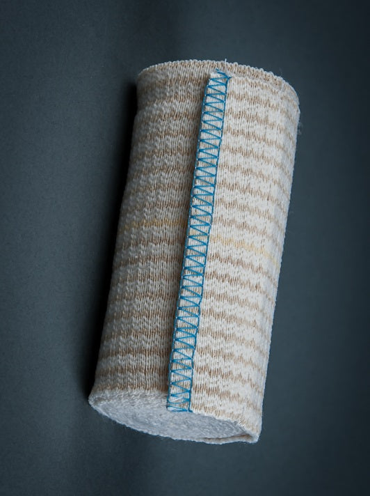 Elastic Bandage, Single Velcro Closure, 3" x 186", Beige, Non-Sterile, Latex-Free, Individually Wrapped, 1 dz/pk, 6 pk/cs