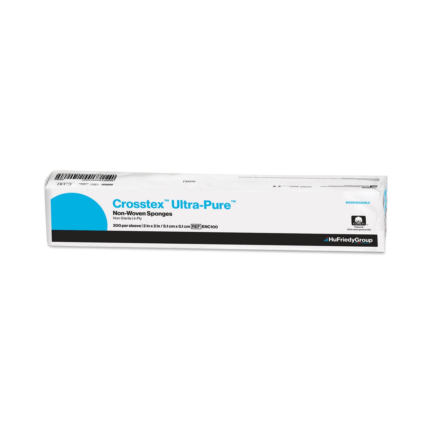 UltraPure Non-Woven Sponge, 2" x 2", 25/slv, 200/cs