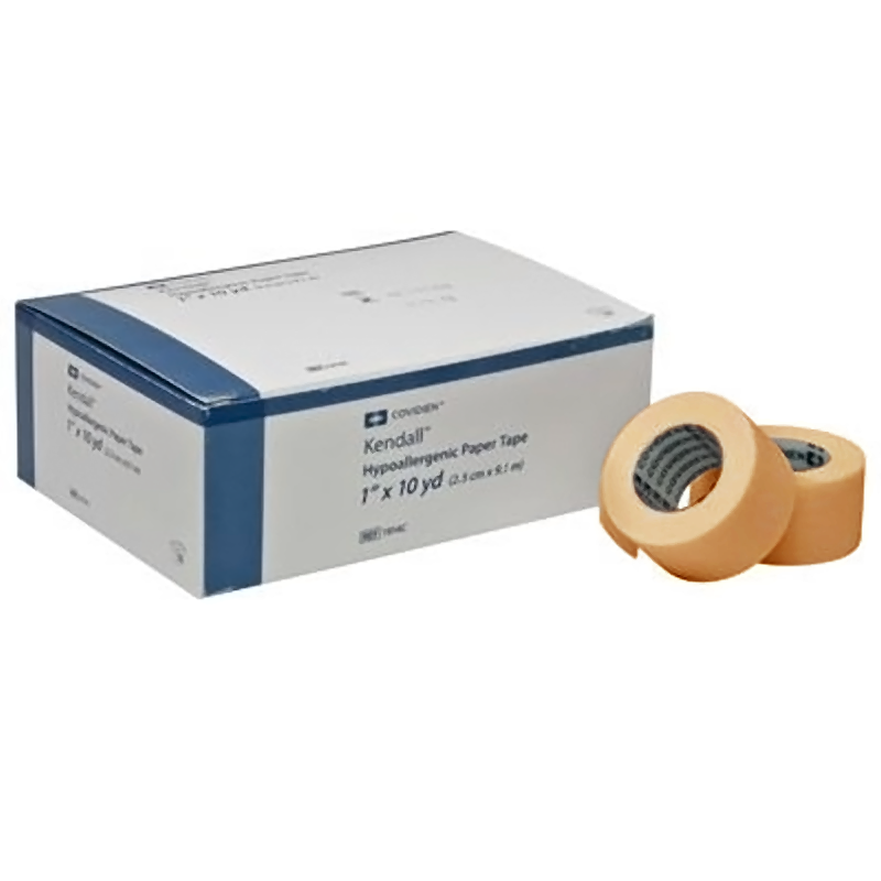 Paper Tape, Hypoallergenic, 2" x 10 yds, Tan, 6/bx, 10 bx/cs (Continental US Only)
