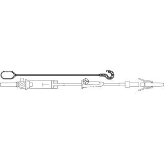 Secondary Medication Set, DUO-Vent Spike, Interlink Luer Lock Cannula (detached), Male Luer Lock Adapter, Hanger, 10 drops/ml, 37" Length, Non-Pyrogenic, Contains DEHP, Sterile Fluid Path, 48/cs (Rx) (Continental US Only) (Product Access Restricted. Check with your sales rep to verify eligibility) (Item is Currently Unavailable for Sale Due to unhealthy levels of availability and the vendor is not taking on new businses at this time)