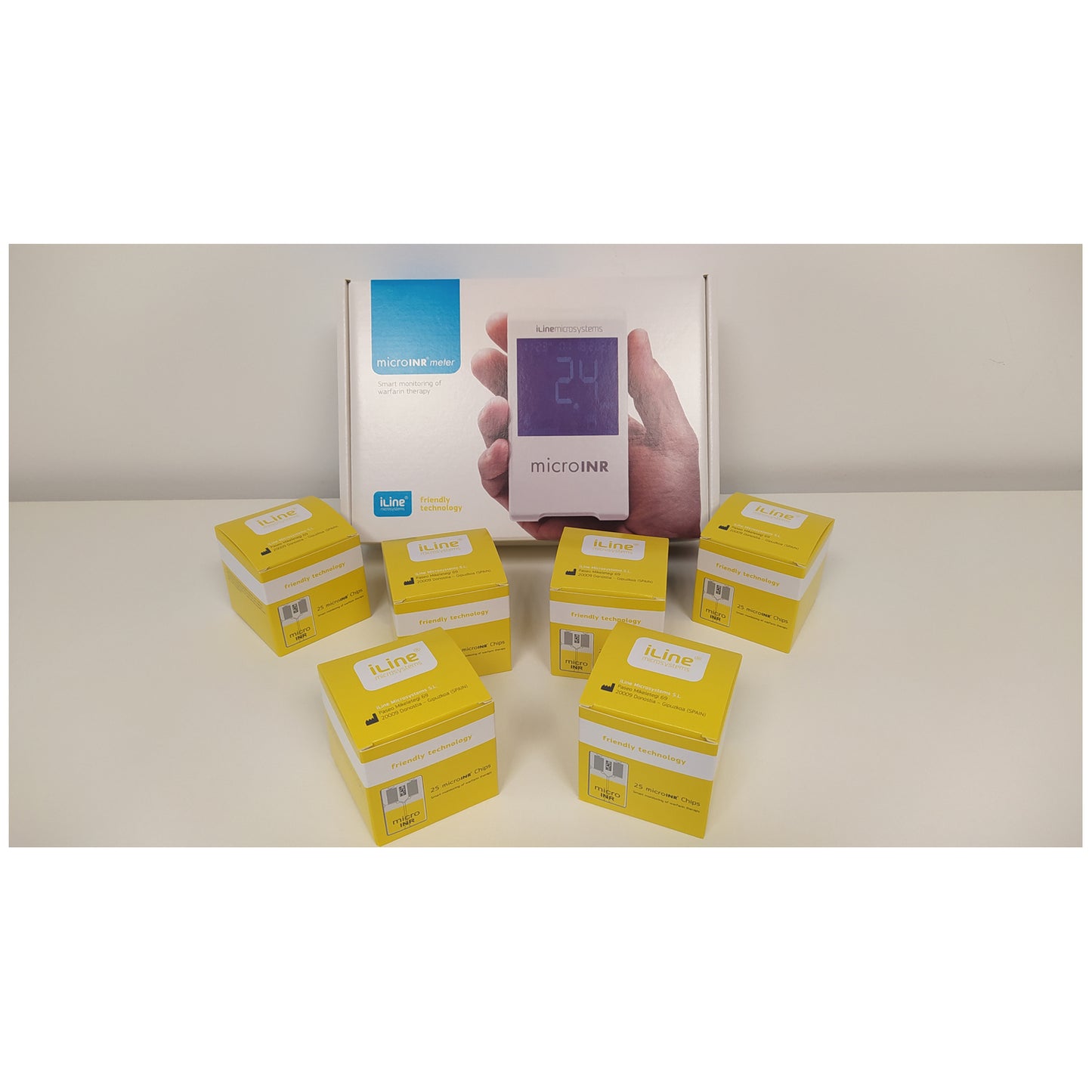 MicroINR Starter Kit Includes: microINR Meter Kit (KTC0001AD: Qty 1) and micro INR Chip (CHC0025AD: 6 boxes of 25 microINR Chips), 1/kt (Item is considered HAZMAT and cannot ship via Air or to AK, GU, HI, MP, PR, VI) (Not Available for Sale into Canada) (DROP SHIP ONLY)