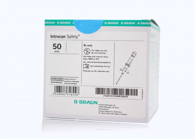 Catheter IV, Deep Access, Straight, PUR, 22Gx2.5", 200/cs (Rx) (Item is Non-Returnable) (Continental US+HI Only, Excluding IN and ND)