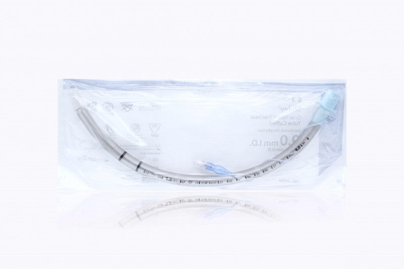 Oral/Nasal Endotracheal Tube, Cuffless, Reinforced, Magill Tip, 3.5mm 5/bx