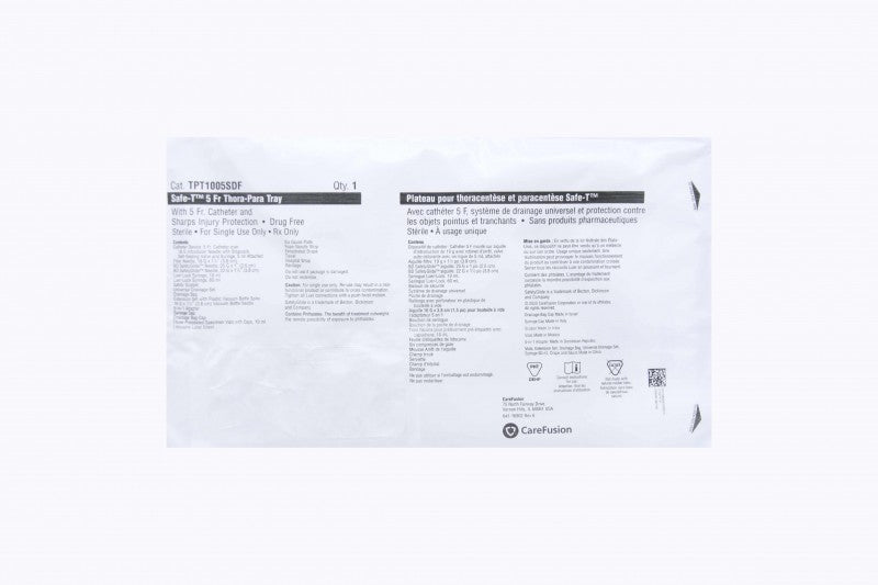 Catheter Drainage Tray, Drug-Free, 5FR, 19G, 10/cs (Rx) (Continental US Only) (Drop Ship Requires Pre-Approval)