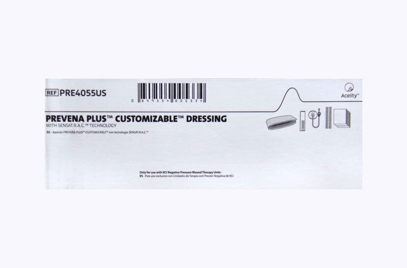 Prevena Plus Customizable Dressing Kit, 5/cs (Continental US+HI Only)