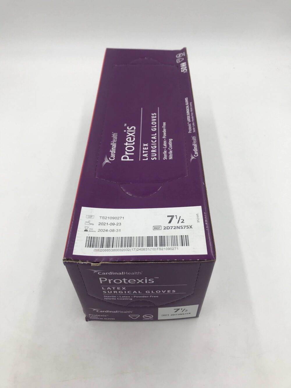 Glove, Surgical, Latex with Nitrile Coating, Powder-Free (PF), Light Brown, Size 7.5, Sterile, 50/bx, 4 bx/cs (Continental US Only)