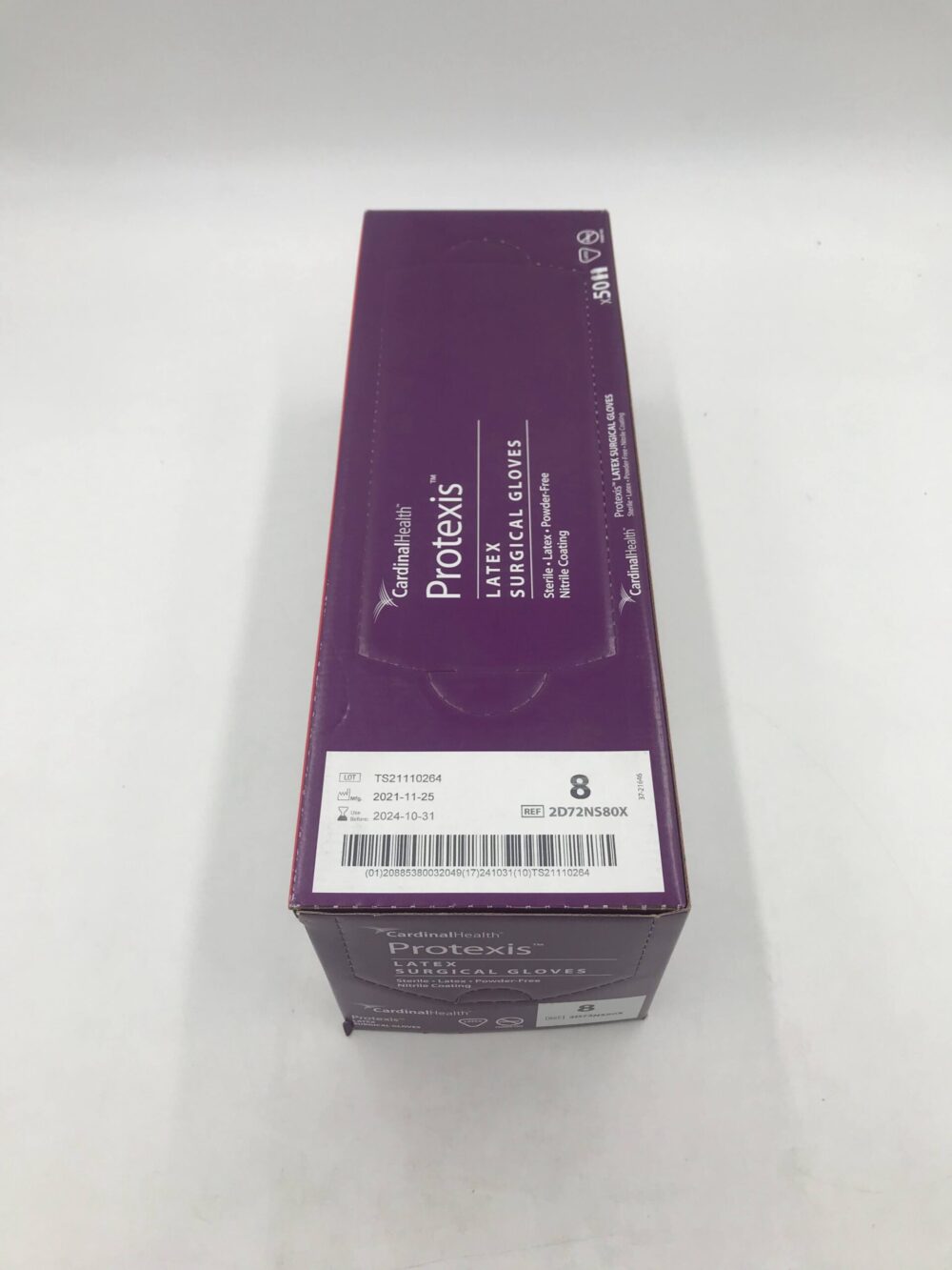 Glove, Surgical, Latex with Nitrile Coating, Powder-Free (PF), Light Brown, Size 8.0, Sterile, 50/bx, 4 bx/cs (Continental US Only)