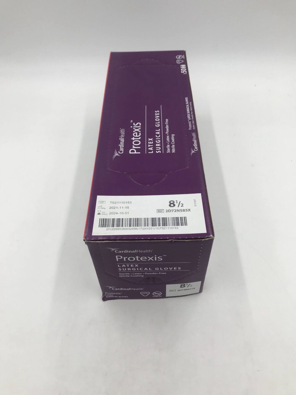 Glove, Surgical, Latex with Nitrile Coating, Powder-Free (PF), Light Brown, Size 8.5, Sterile, 50/bx, 4 bx/cs (Continental US Only) (Minimum Expiry Lead is 60 days) (Item is Non-Returnable)