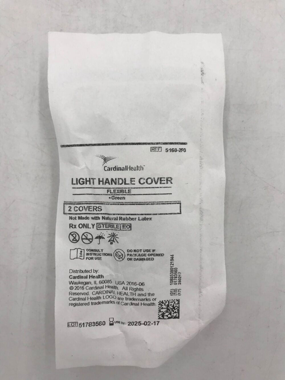Light Handle Cover, Flexible, Green, 2/pk, 20 pk/bx, 4 bx/cs (Continental US Only)