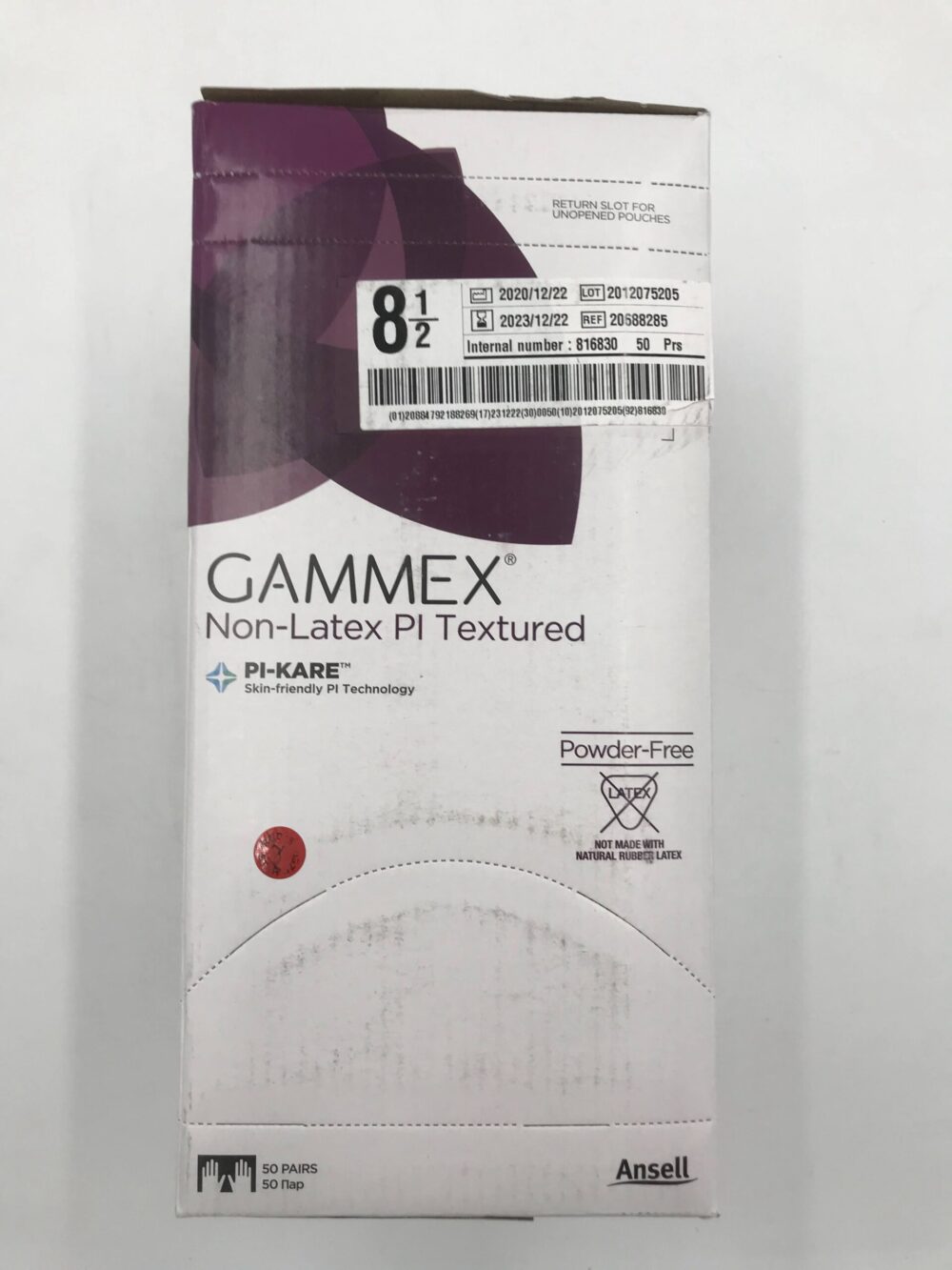 Surgical Gloves, Size 8_, Powder Free, White, Sterile, 50 pr/bx, 4 bx/cs (US Only)