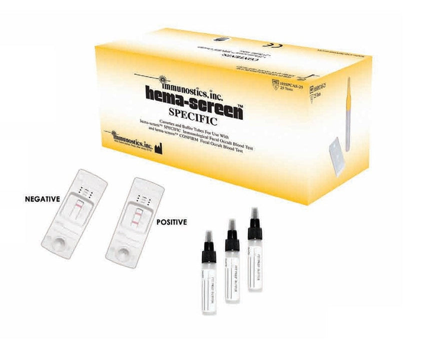 IFOBT Tubes & Cassettes, 25 test/kt