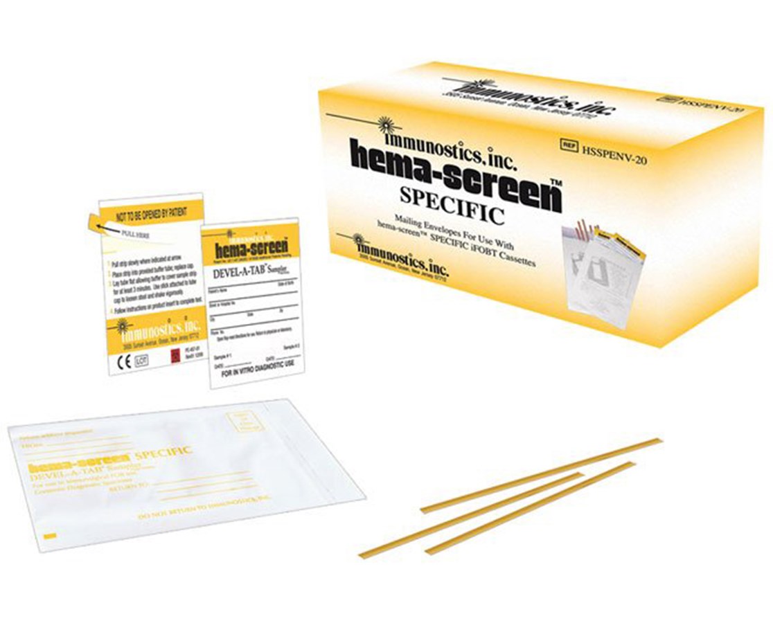 Hema-Screen Specific Home Mailer Kit, Includes Envelope with Collection Card