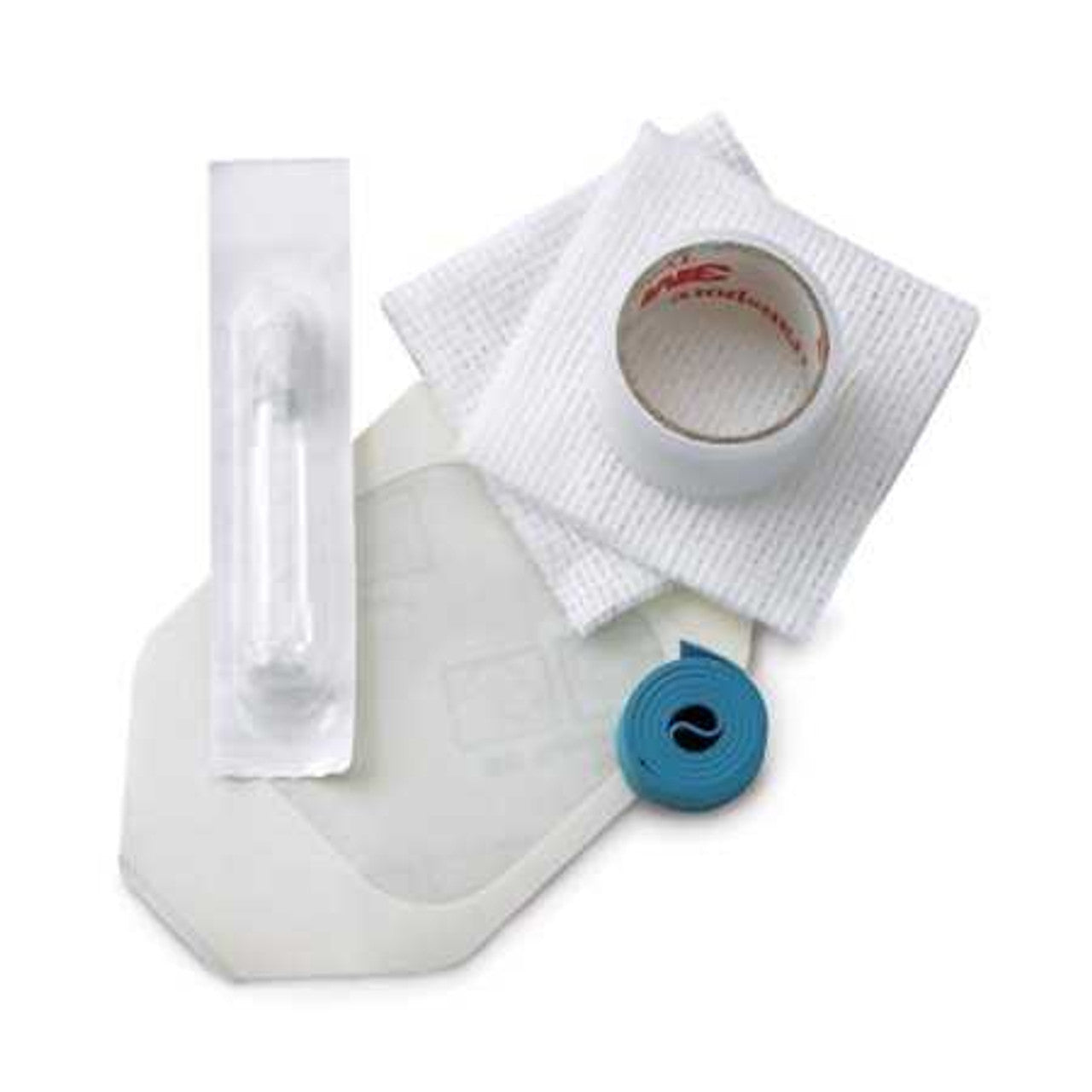 IV Start Kit, Includes: (1) 1.5ml Antiseptic Chloraprep Frepp Applicator, (1) 2.735" x 2.75" Tegaderm Dressing, (2) 2" x 2" 4-Ply Non-Woven Gauze Sponge, (1) IV Change Label, (1) 0.75" x 24" Transpore Tape, (1) 0.75" x 18" Tourniquet, 100/cs (Item is considered HAZMAT and cannot ship via Air or to AK, GU, HI, MP, PR, VI)