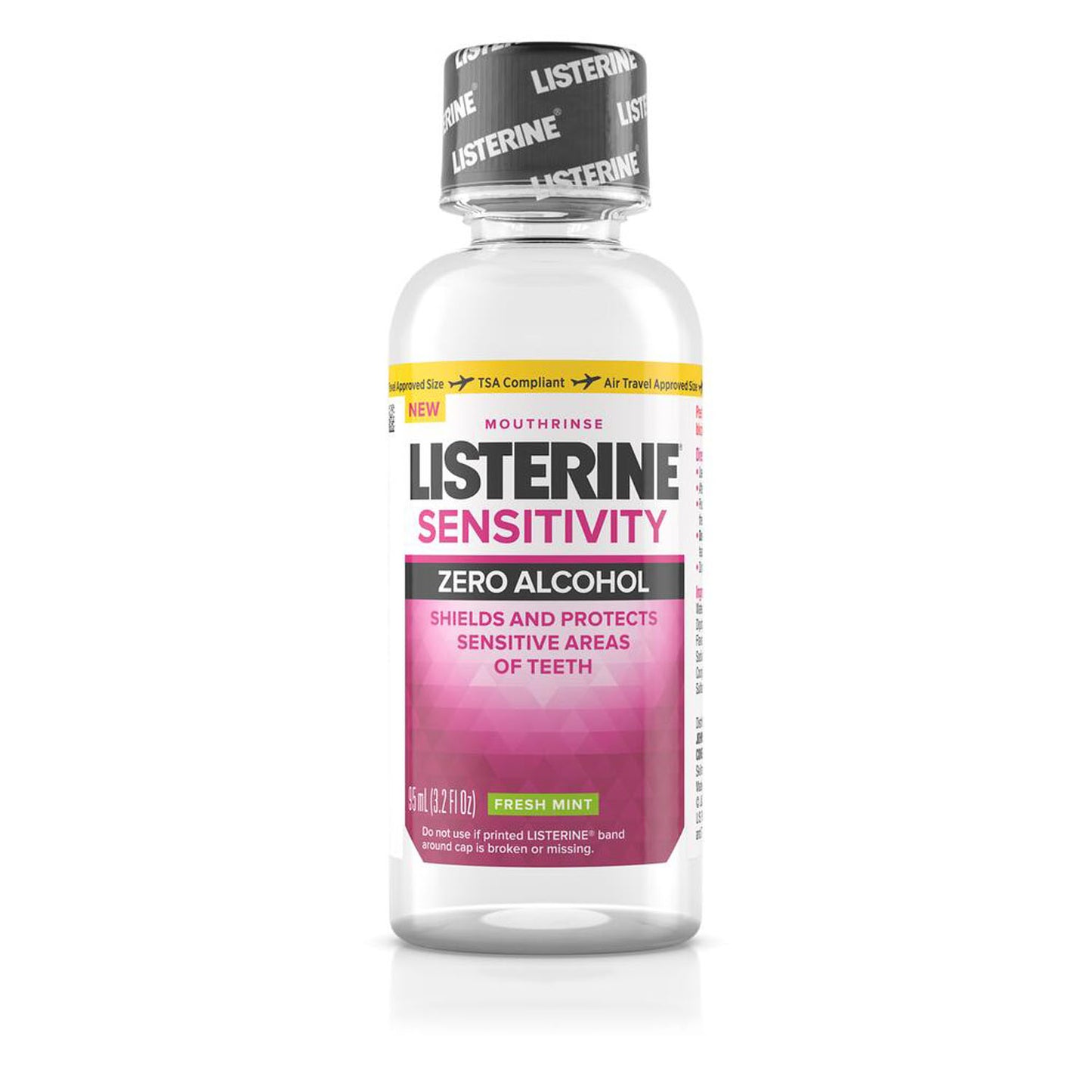 Listerine Sensitivity Mouthwash, Zero Alcohol, Fresh Mint, 95mL, 3.2oz, 24/cs (Continental US+HI Only) (To Be DISCONTINUED) (Pricing Subject to Change without Prior Notification)