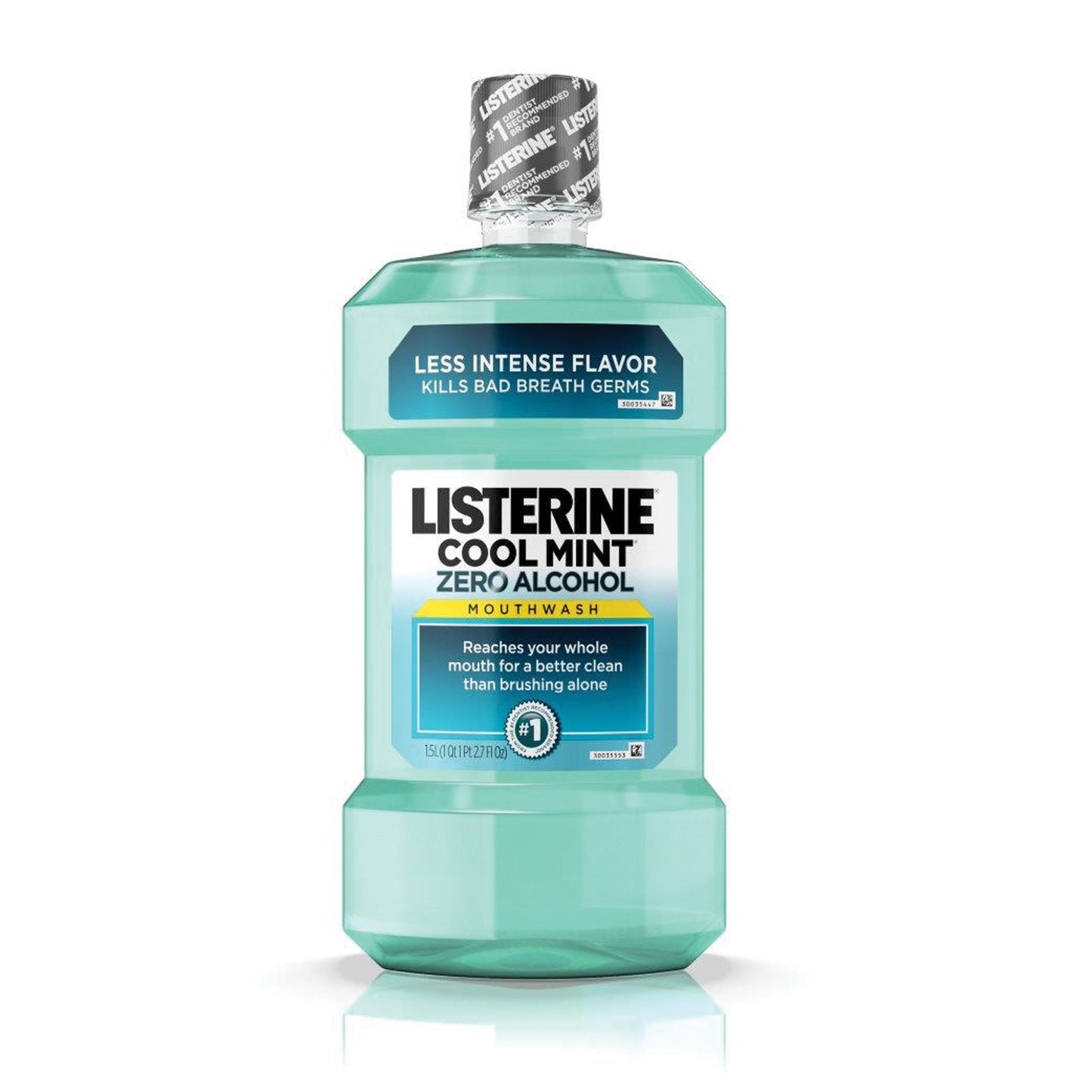 Listerine Zero Mouthwash, Cool Mint, 1.5 Liter, 6/cs (Continental US+HI Only) (Pricing Subject to Change without Prior Notification)
