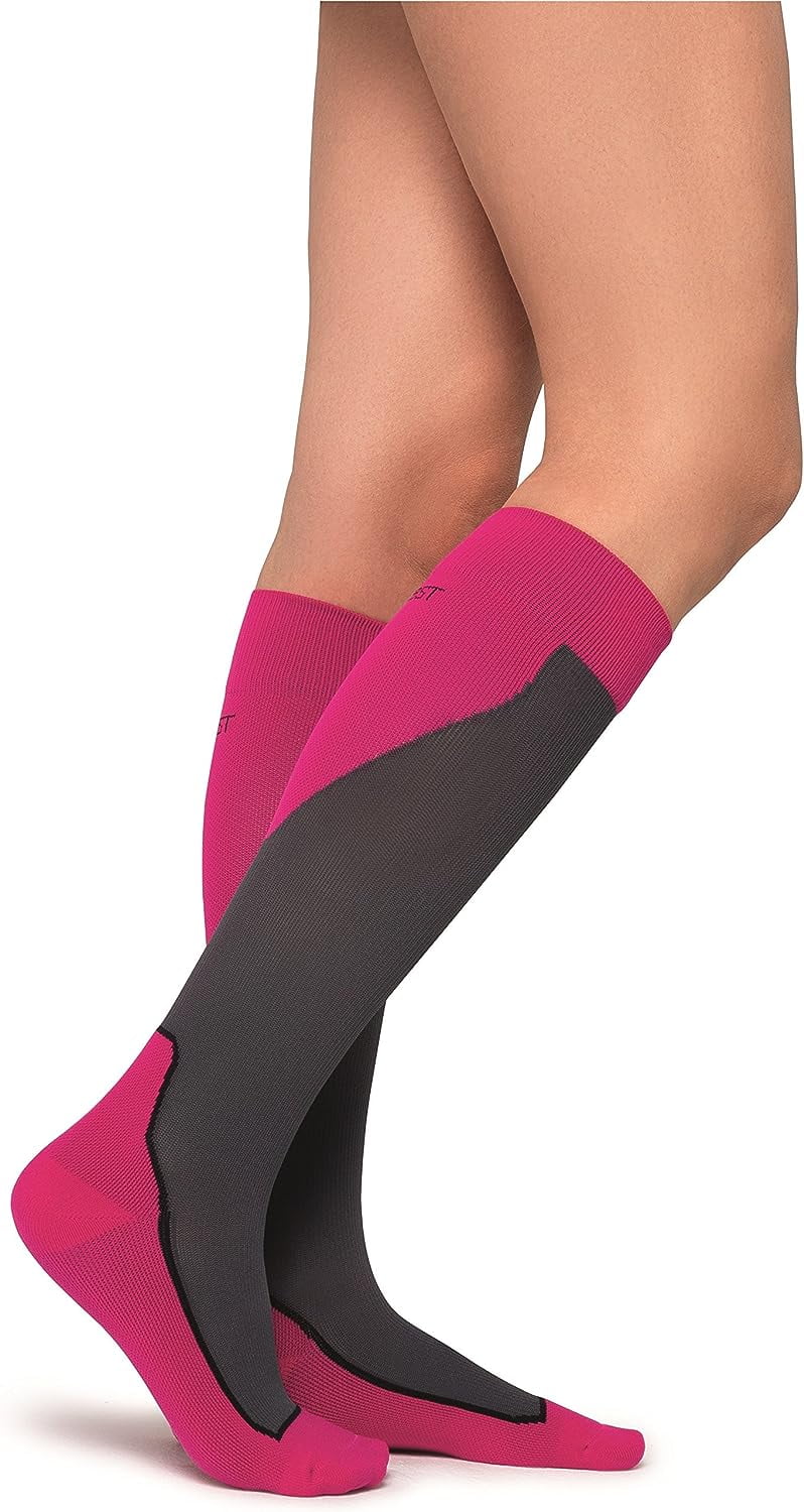 Sport Sock JOBST, 20-30mmhg, Knee High, Medium, Pink, Closed Toe, 1/pr (Continental US Only)
