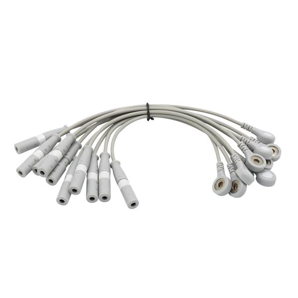 Adapter, 4mm, Banana Plug to Snap, 10/pk (US Only)