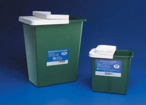 Waste Container, 8 Gallon, Green, 10/cs (Continental US Only)