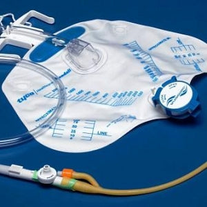 Foley Catheter Tray with #6208 Drain Bag 2000mL, Latex, 14FR, 5cc Drain Bag, 10/cs (Continental US Only) (Notice Syringes are temporarily not included due to the Nurse Assist recall. Please contact your NDC sales rep for questions.)