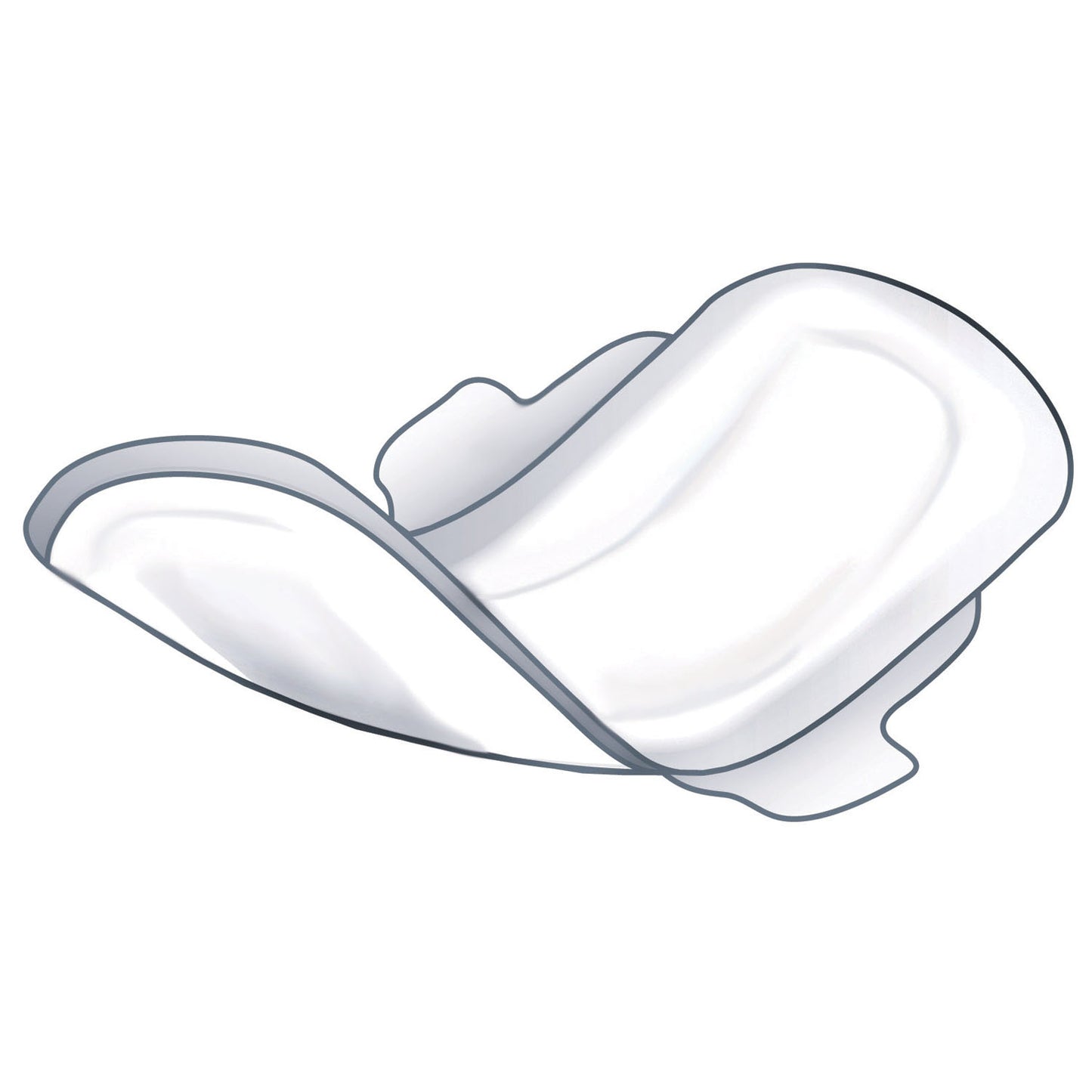 Regular Pad, Poly Backing, 3" x 11", 12/bg, 24 bg/cs