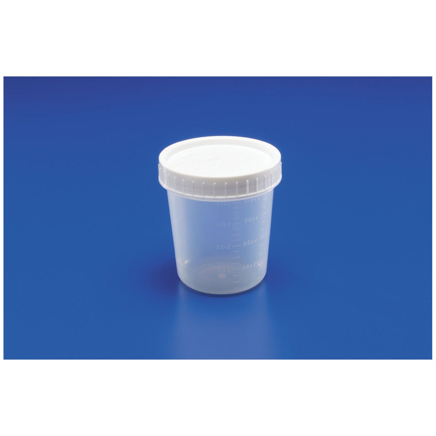 Specimen Container, 4_ oz, Graduated, Wide Mouth, Non-Sterile, No Caps, 500/cs