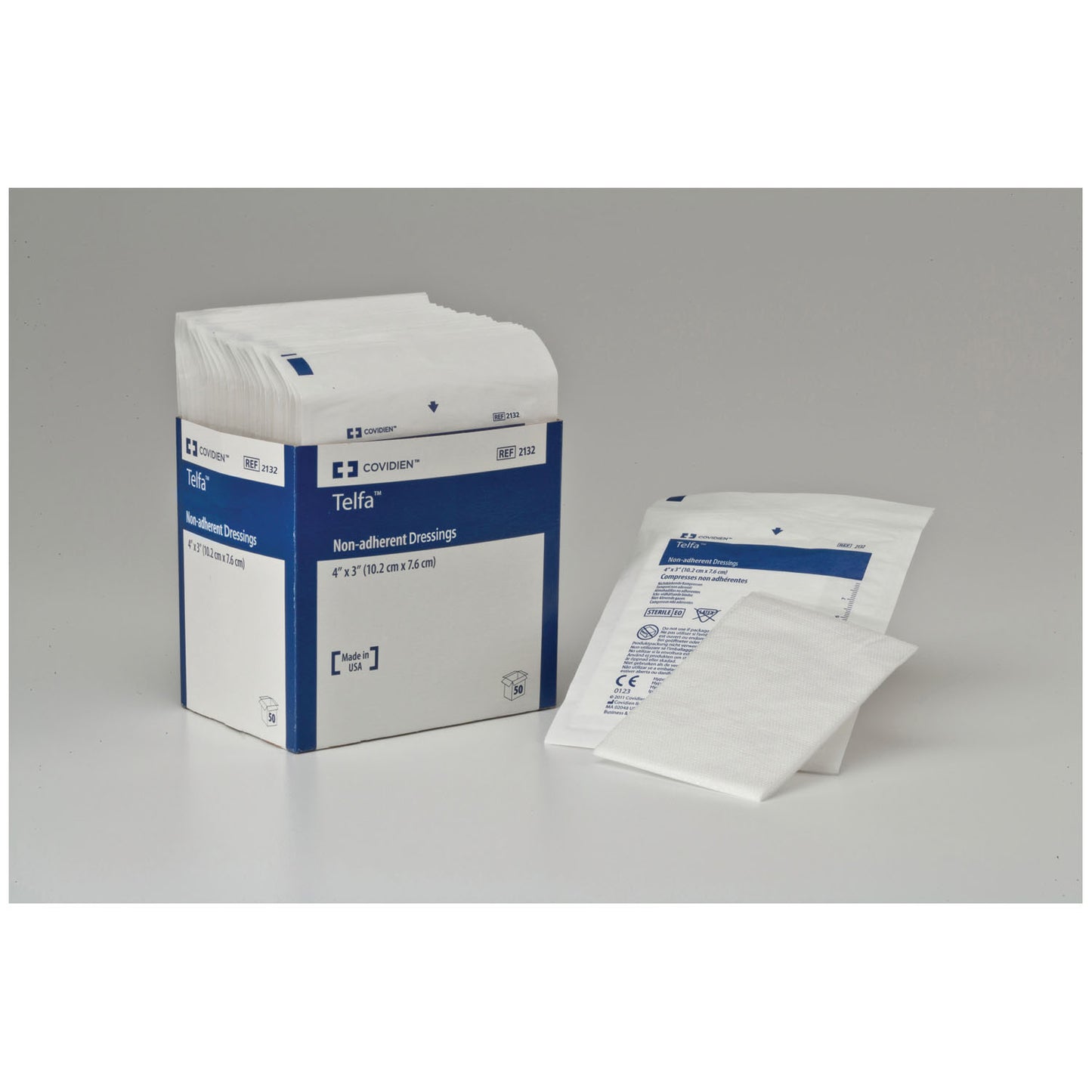 Non-Adherent Dressing, 2" x 3", Sterile 1s, 100/bx, 24 bx/cs (Continental US Only) (Item on Manufacturer Backorder - Inventory Limited when Available)