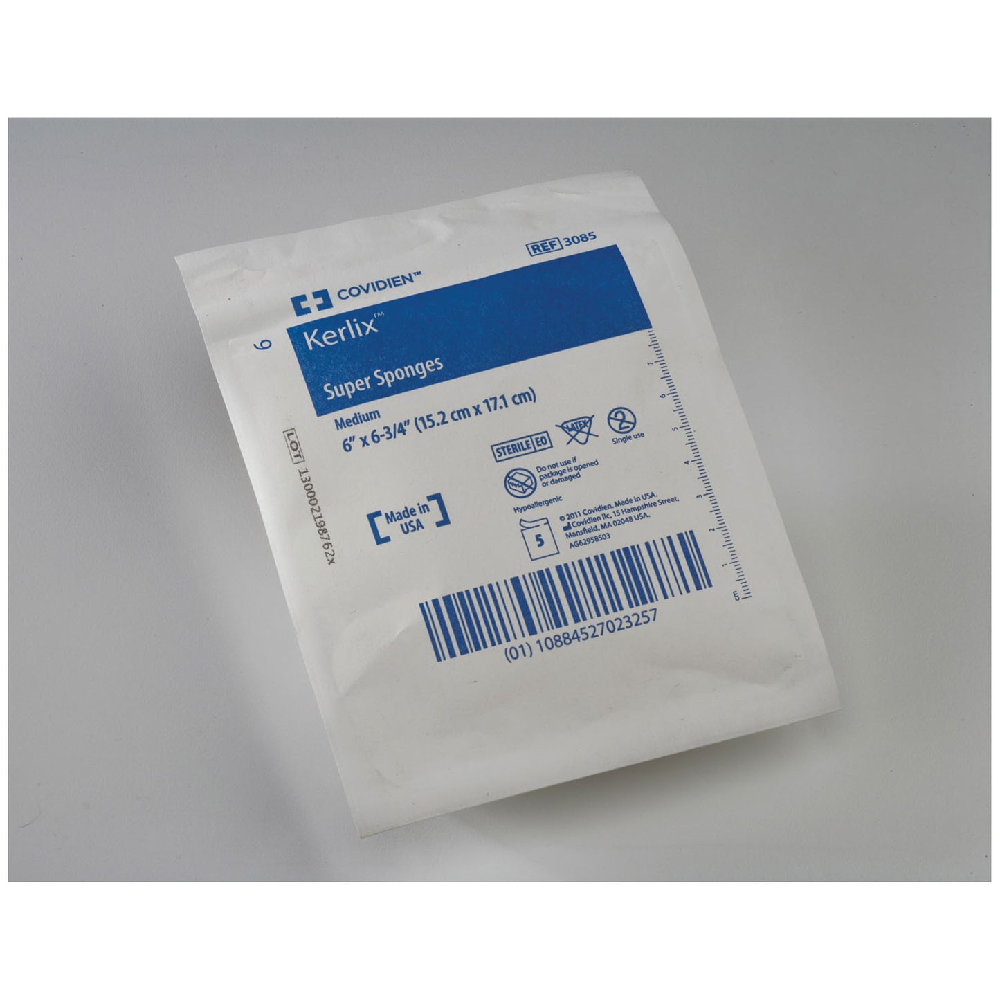 Super Sponge, Sterile 5s in Soft Pouch Package, Medium, 50/tray, 12 tray/cs (Continental US Only)