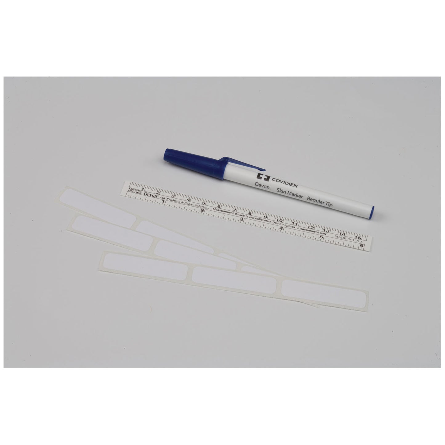 Surgical Skin Marker 151-R, Ruler Cap, Fine Tip, Flexible Ruler, 25/bx, 4 bx/cs (Continental US Only)