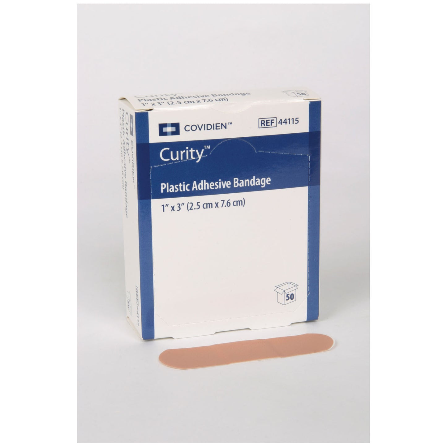 Adhesive Bandage,1" x 3", Plastic, 50/bx, 72 bx/cs (45 cs/plt) (Continental US Only)
