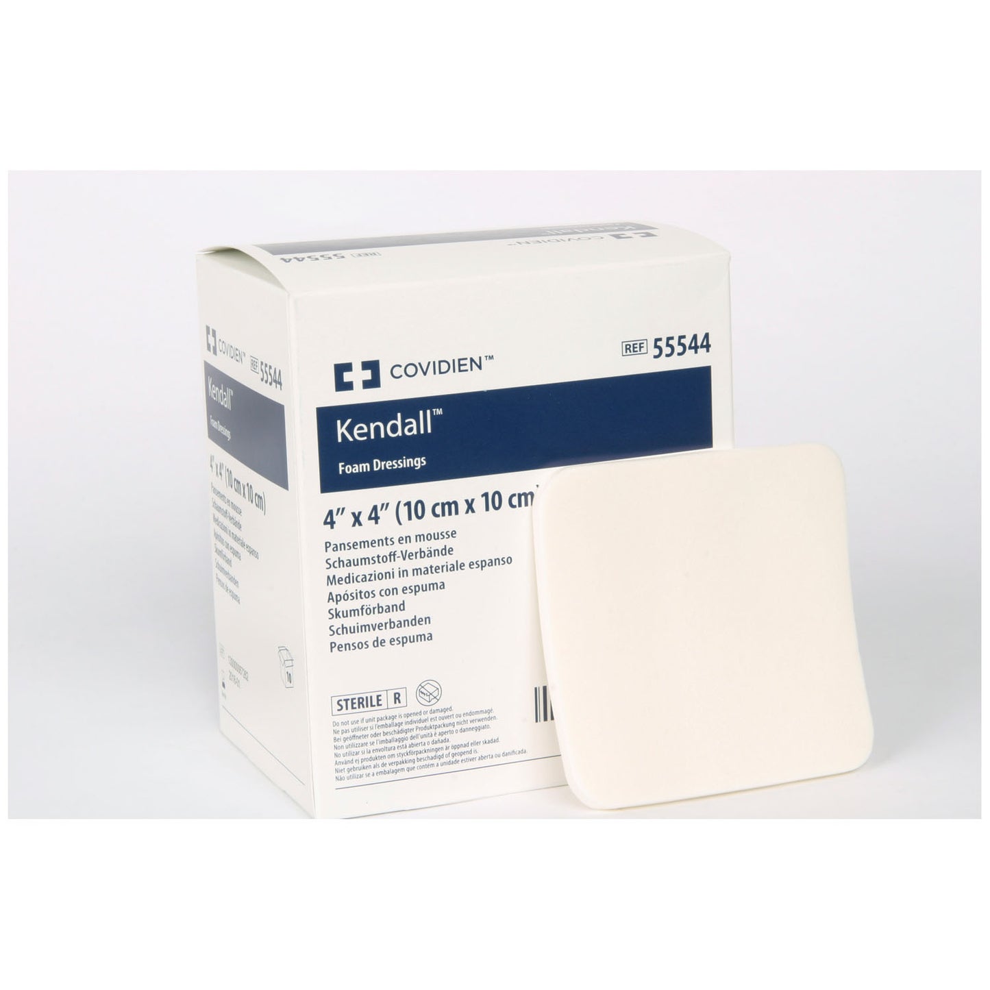 Foam Wound Dressing, 4" x 4", 10/bx, 5 bx/cs (Continental US Only) (Manufacturer Backorder - Inventory Limited when Available)