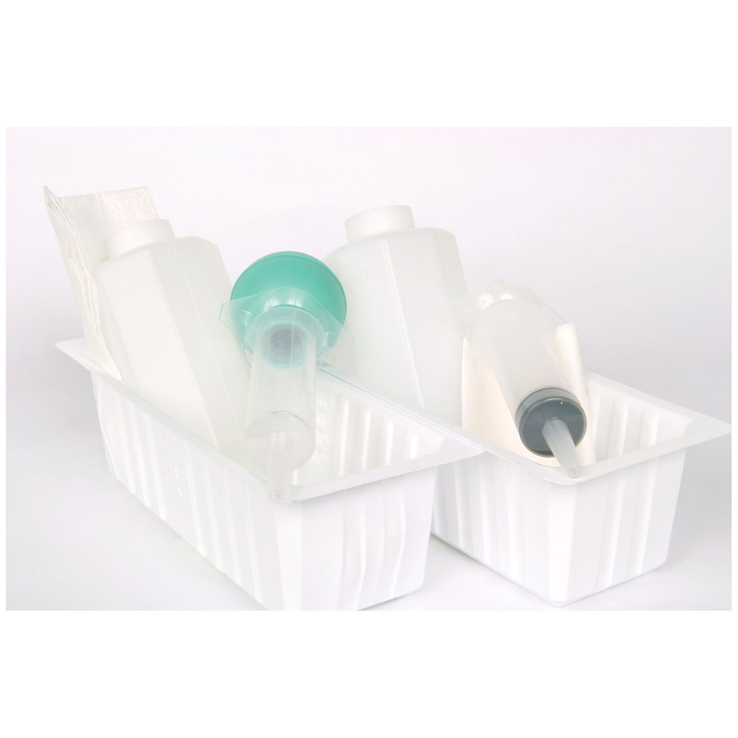 Piston Syringe, 60cc, 1200cc Irrigation Tray, Lid, 20/cs (Continental US Only)