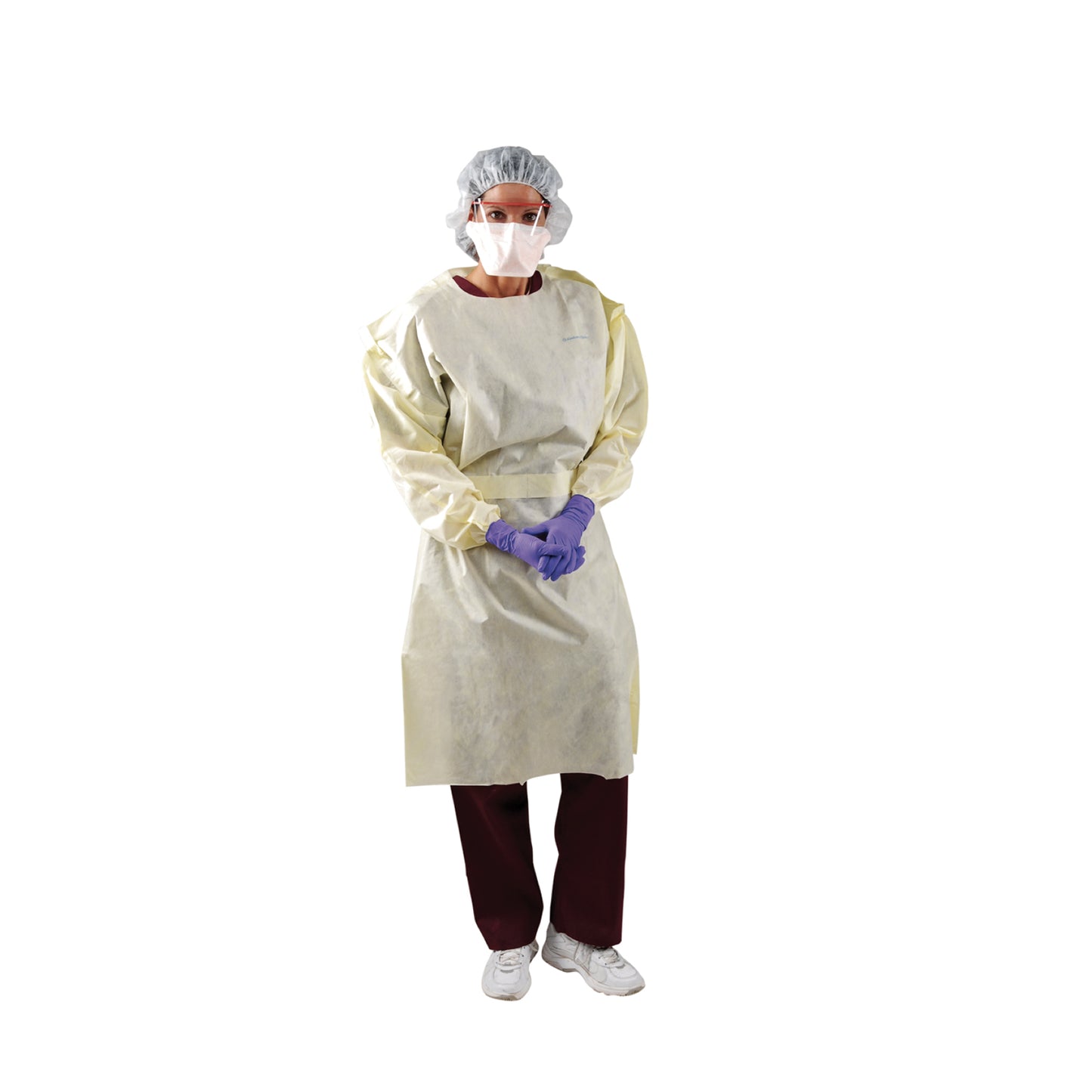 Cover Gown, Yellow, AAMI 2, 100/cs (US Only)