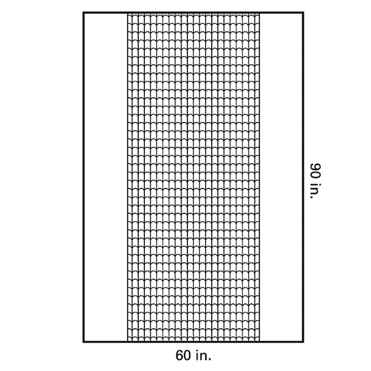 Table Cover, Fan Fold, 60" x 90", Standard Back, Non-Sterile, 400/cs (US Only)
