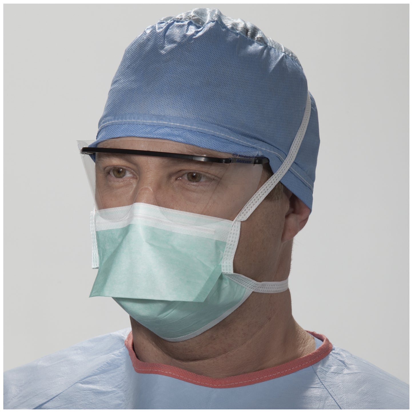FILTERMASK Surgical Mask, Green, 50/pkg, 6 pkg/cs (US Only