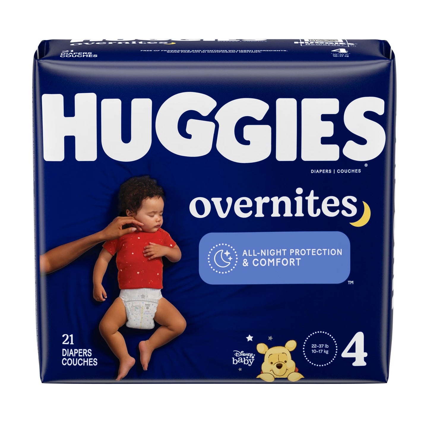 Overnites, Size 4, Jumbo Pack, 21/pk, 4 pk/cs