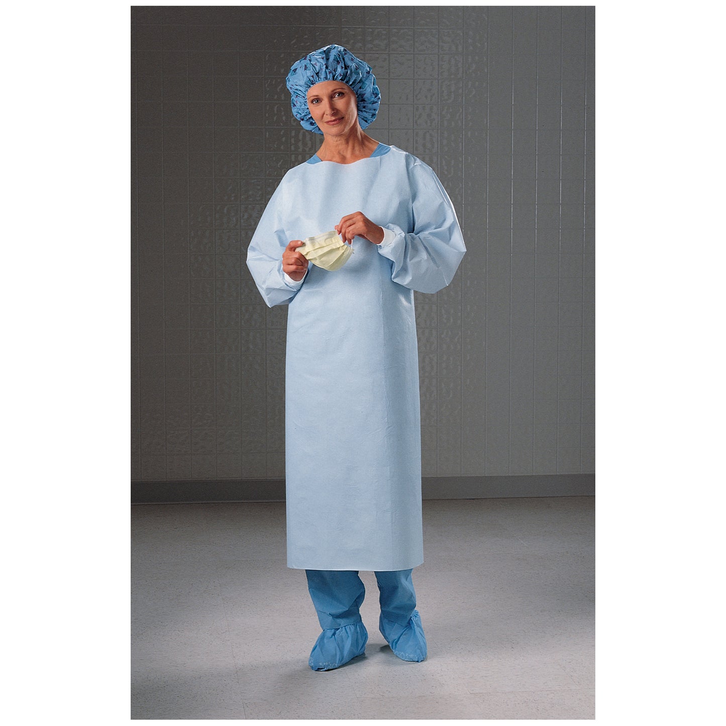 Impervious Gown, Thumbhooks, Blue, Open Back, XX-Large, 100/cs (US Only)