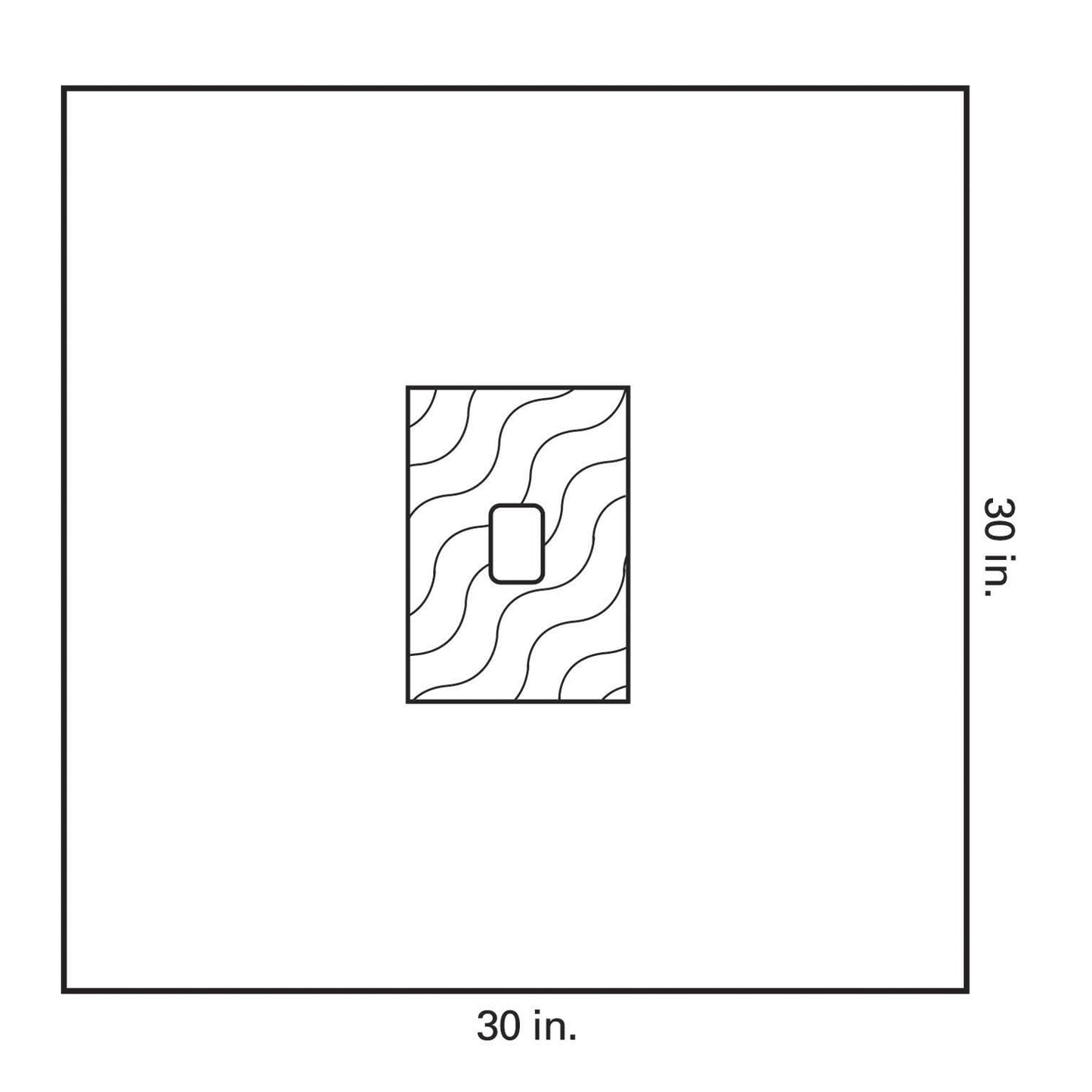 Minor Procedure Fenestrated Drape, 30" x 30", 25/bx, 4 bx/cs (US Only)