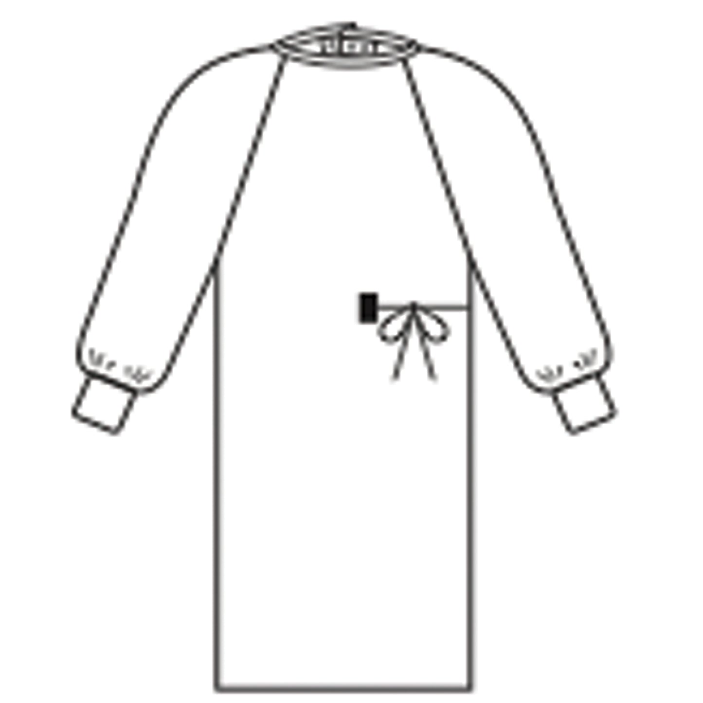 Surgical Gown, Evolution 4 Fabric, Non-Reinforced, Towel, Sterile, X-Large, 34/cs (US Only)