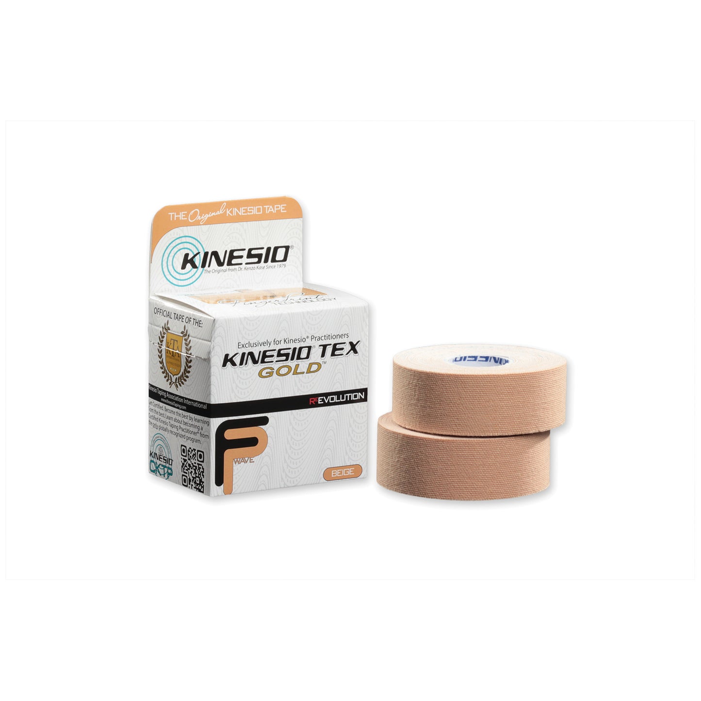 Gold FP Tape, 1" x 5_ yds, Beige, 2/pk, 6 rl/bx (Products cannot be sold on Amazon.com or any other 3rd party platform) (090304)