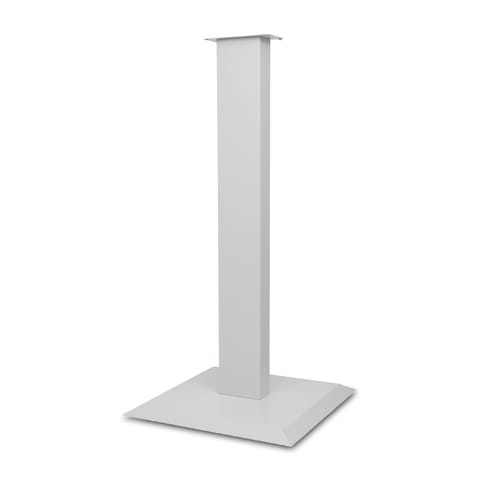 Floor Stand, Holds Variety of Respiratory Hygiene Stations, Assembly Hardware Included, Matte White Coated Steel
