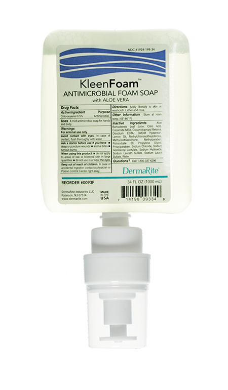 KleenFoam Antiseptic Foam Soap, 1000ml, 6/cs