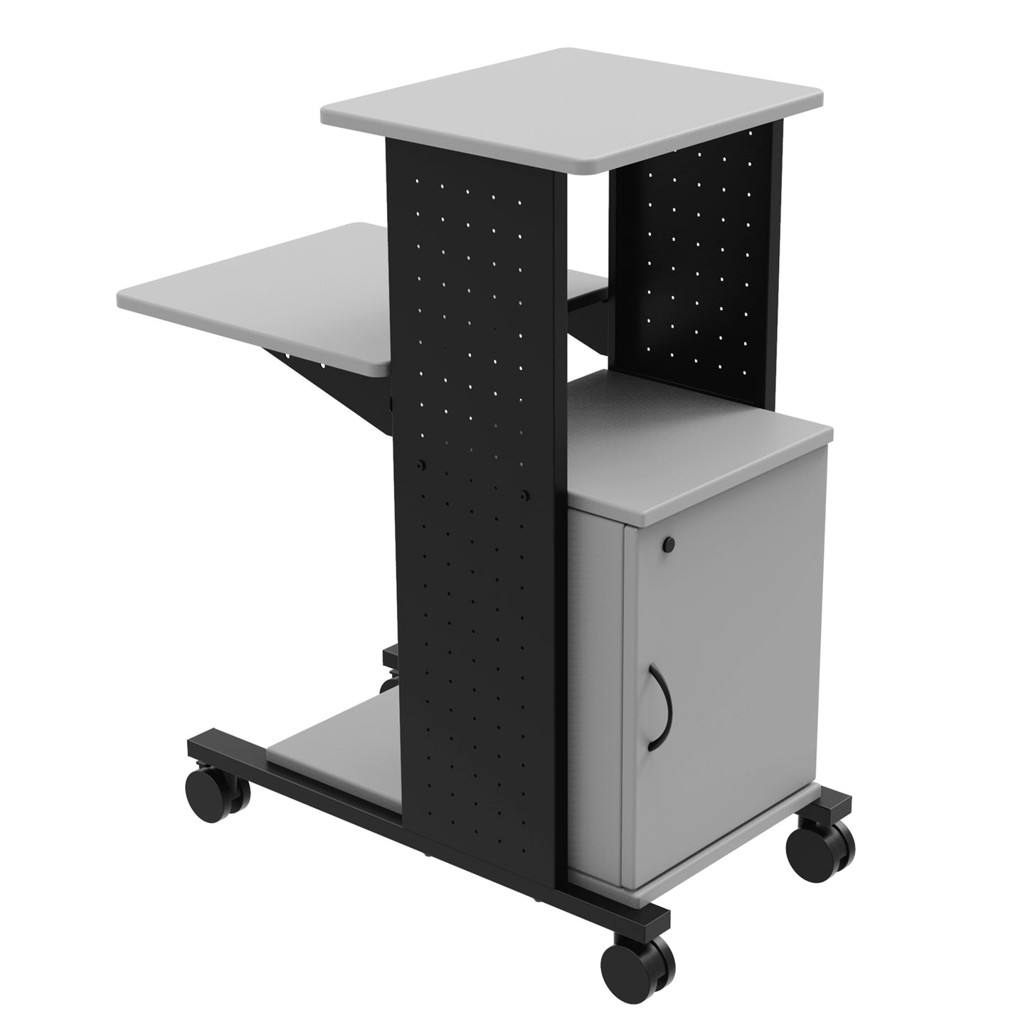 Mobile Presentation Station, 18"W x 34.25"D x 40"H, Cabinet Included, No Electric (DROP SHIP ONLY)
