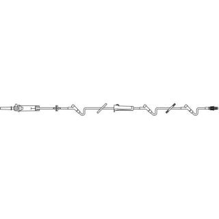 Continu-Flo Solution Set, DUO-Vent Spike, (3) Interlink Injection Sites, Backcheck Valve, Male Luer Lock Adapter with Retractable Collar, 10 drops/ml, 106" Length, Non-Pyrogenic, Contains DEHP, Sterile Fluid Path, 48/cs (Rx) (Continental US Only) (Product Access Restricted. Check with your sales rep to verify eligibility)